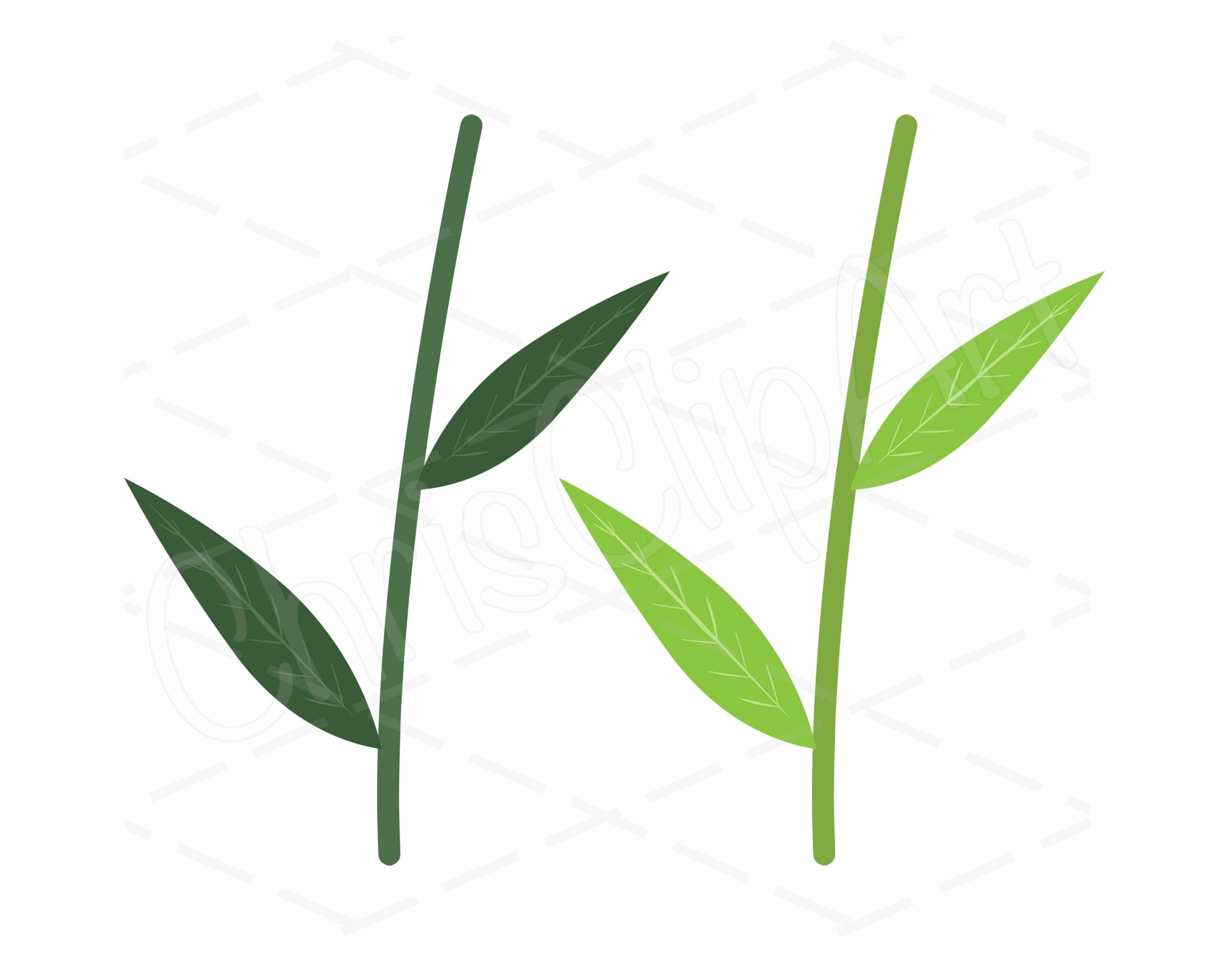 Flower Stem Template Printable Free Etsy UK