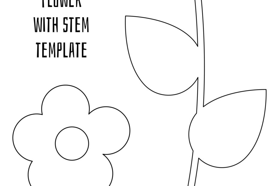 Flower Stems 7 Free PDF Printables Printablee Worksheets Library