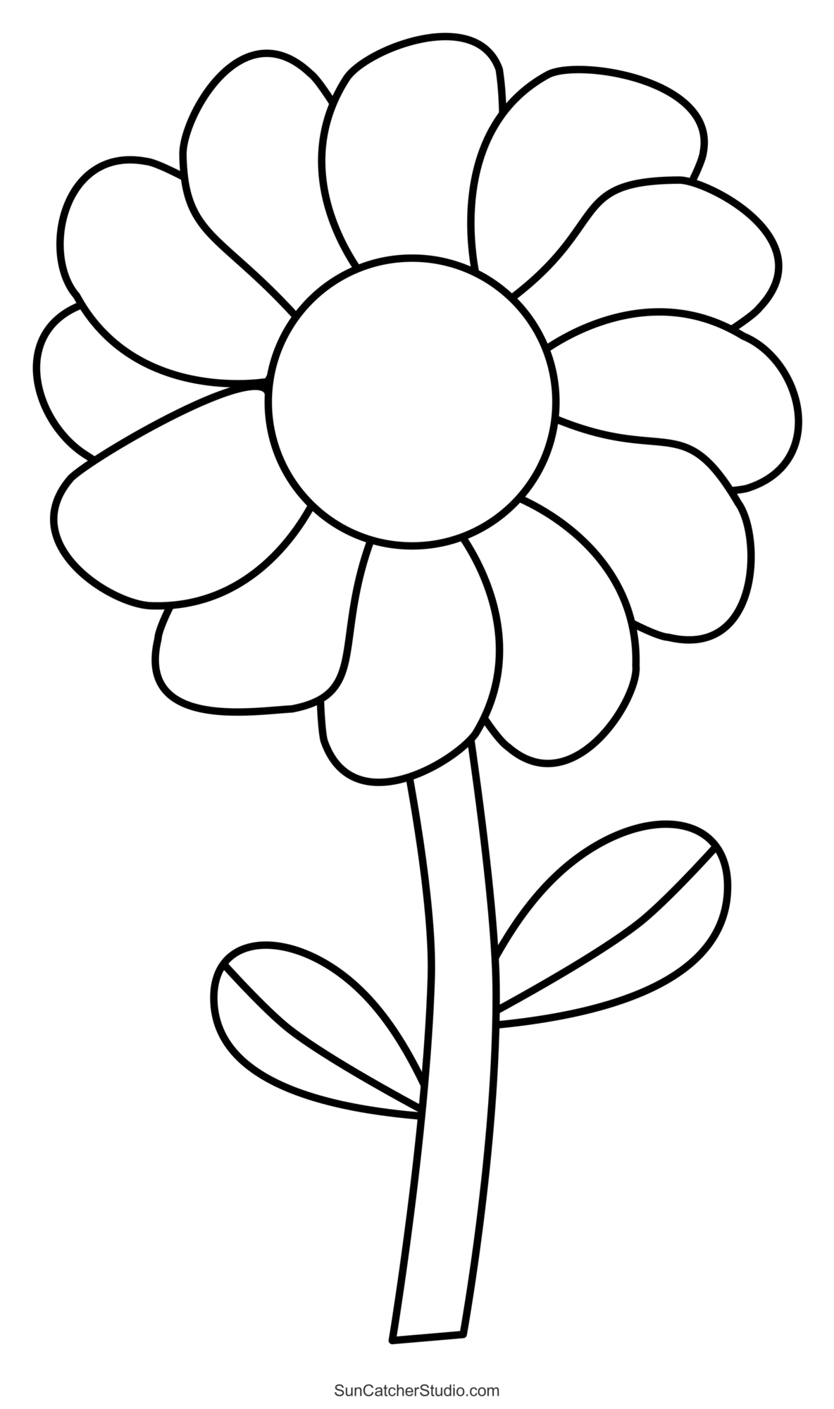 Flower Templates Patterns SVG Files Printable Stencils Free Printables Monograms Design Tools Patterns U0026 DIY Projects