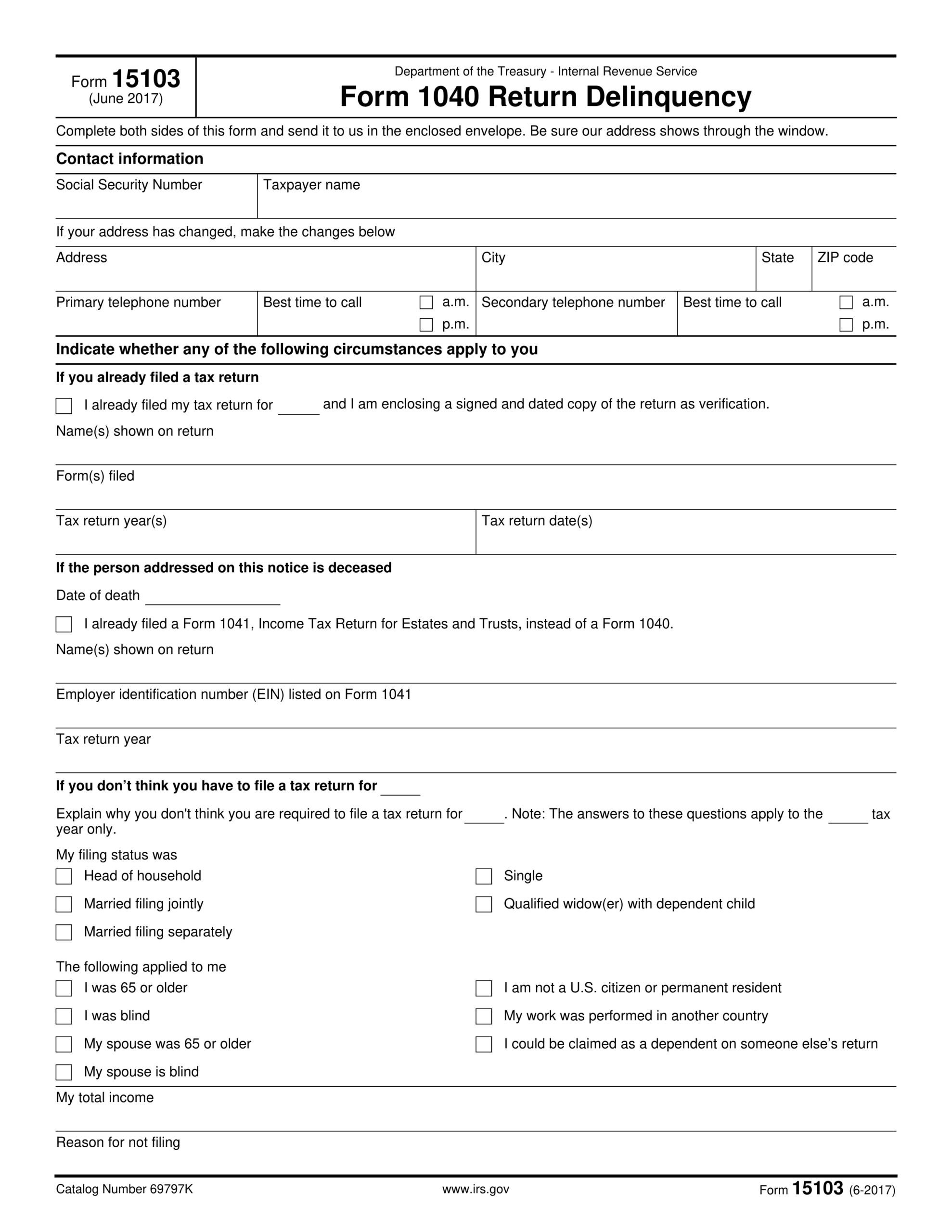 irs printable forms