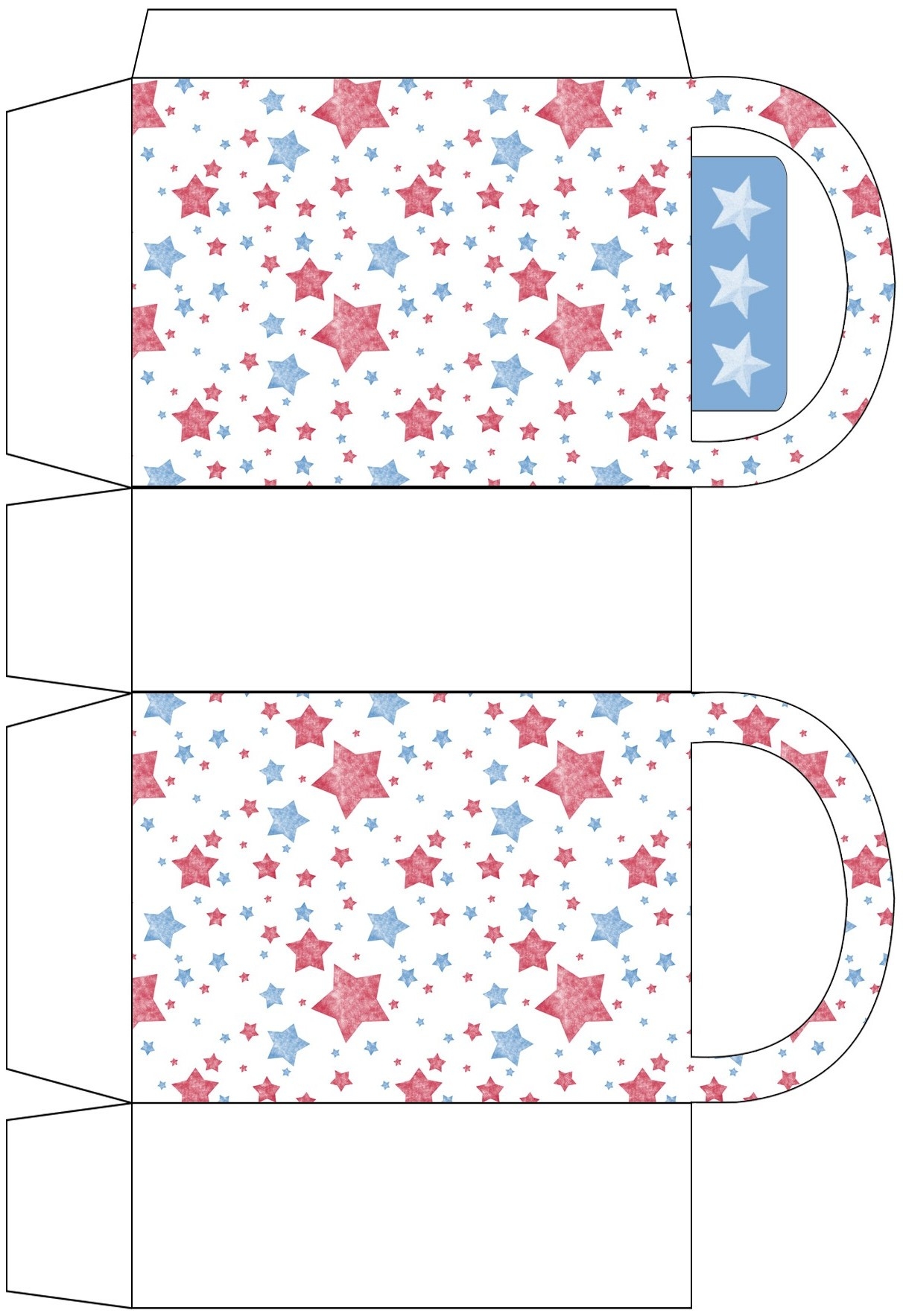 blind bag template printable