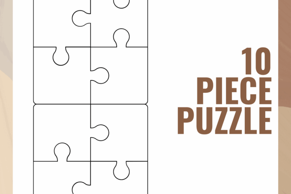 Free 10 Piece Puzzle Template To Edit Online