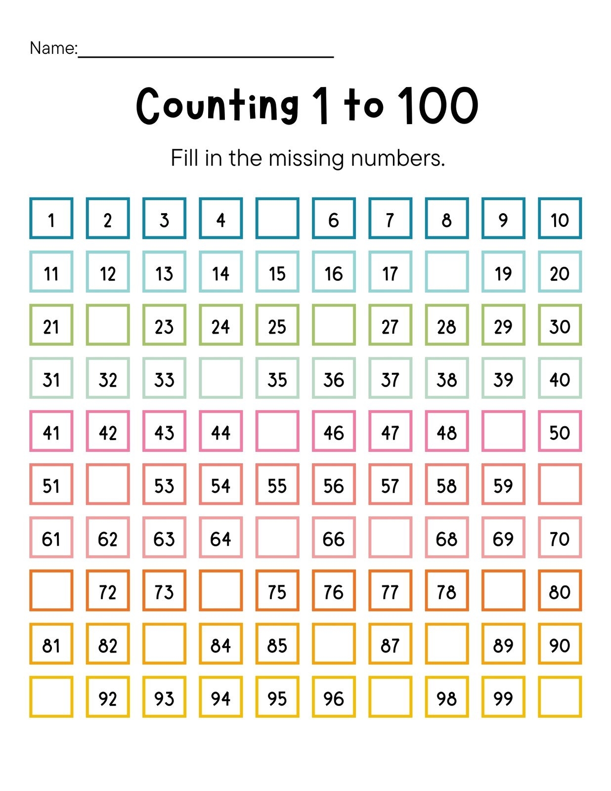 1 grade math worksheets