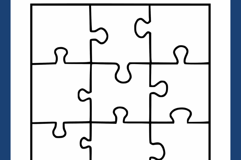 Free 9 Piece Puzzle Template To Edit Online