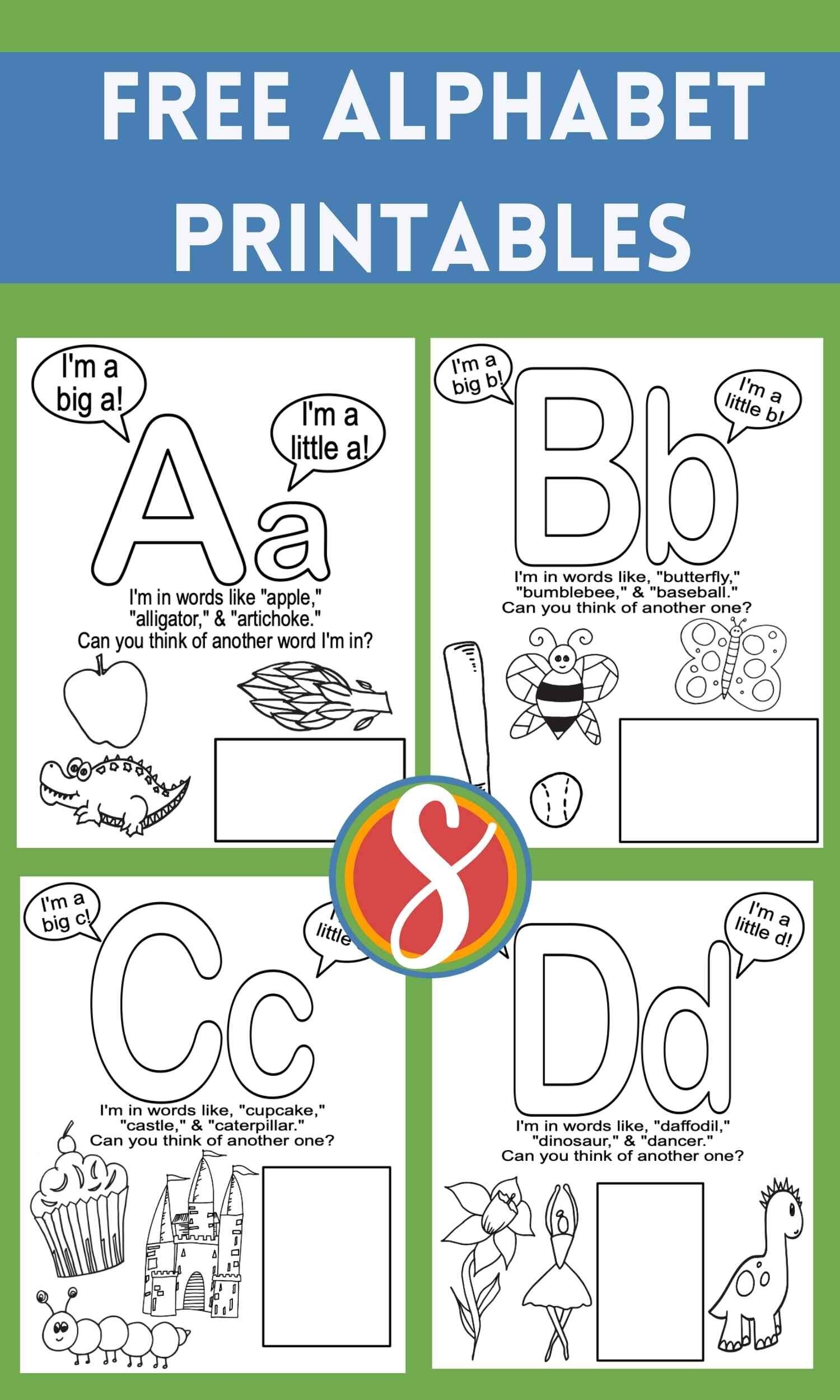 abc coloring sheets printable