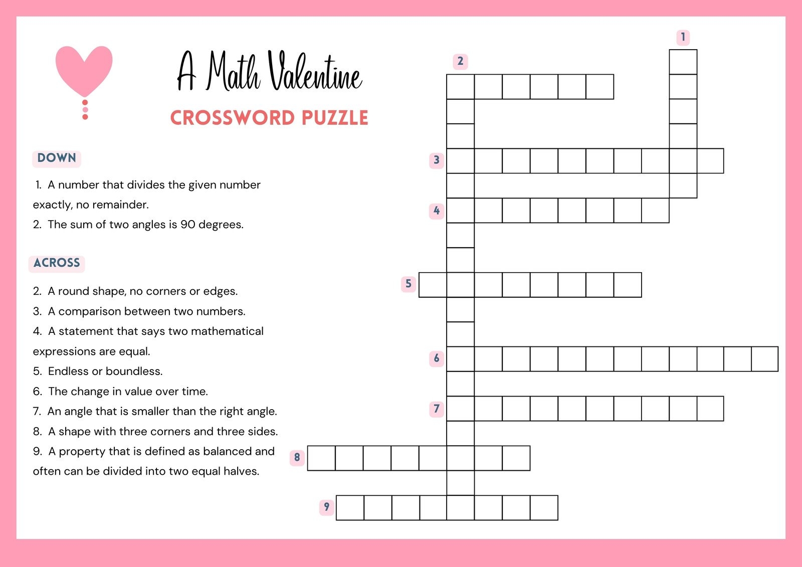 crossword puzzle template maker