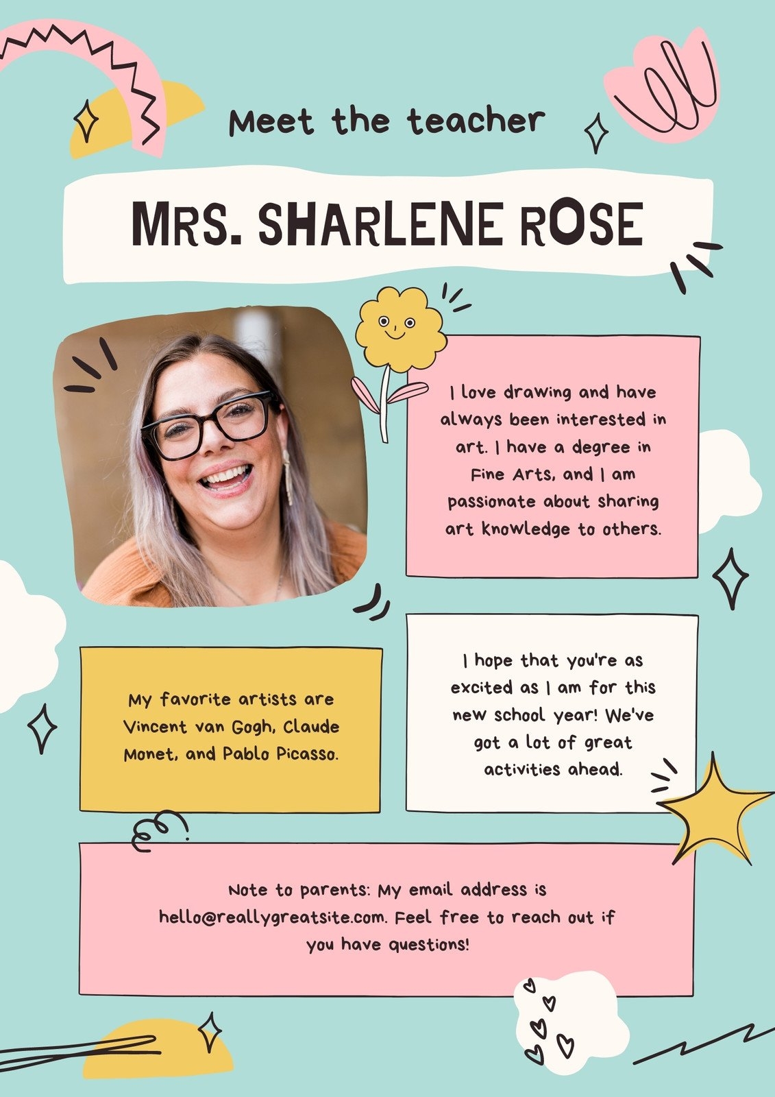 Free And Customizable Meet The Teacher Templates Canva