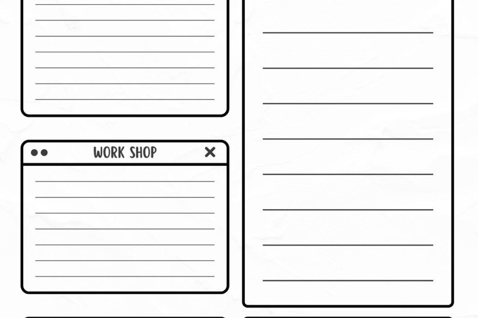 Free And Customizable Notes Templates