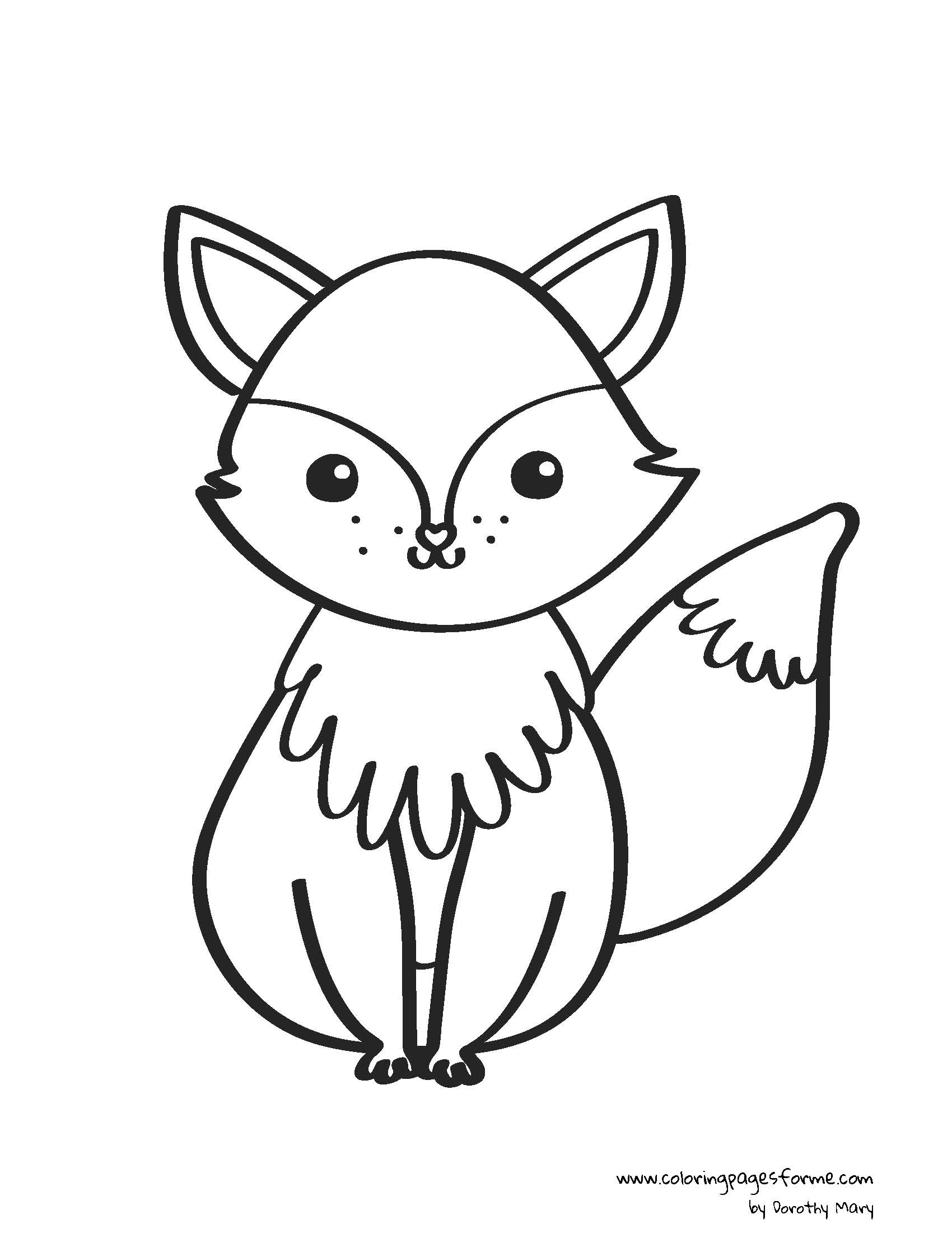 animal coloring page