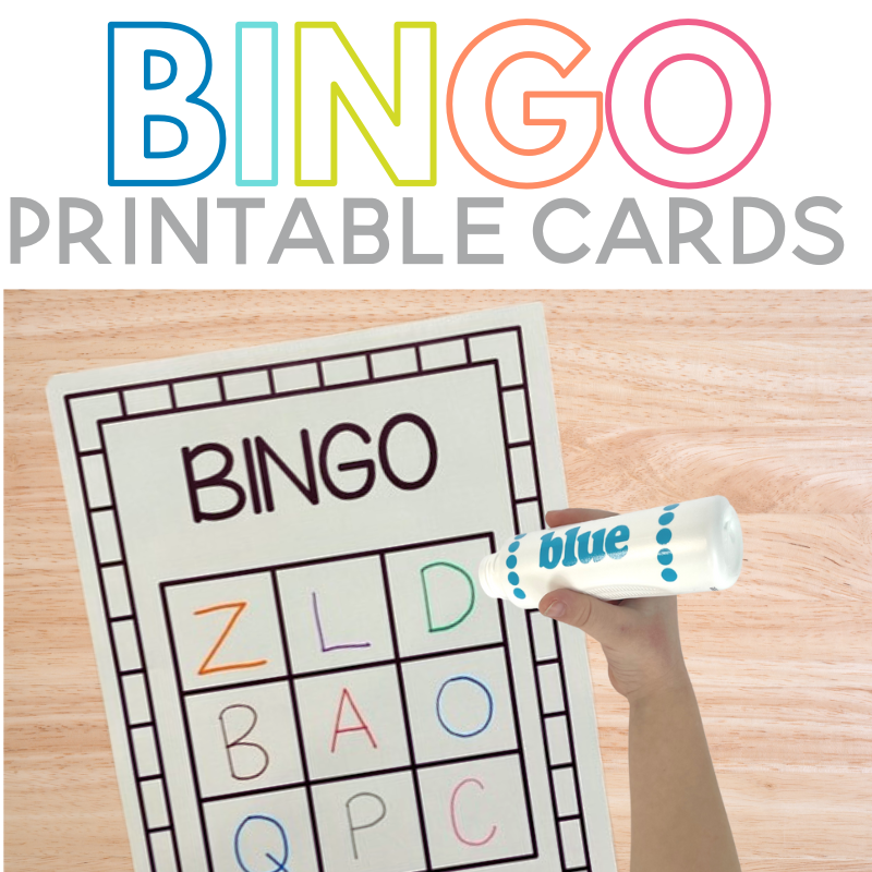 blank bingo template printable