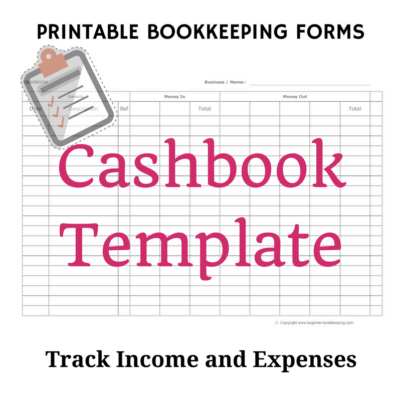 printable bookkeeping template