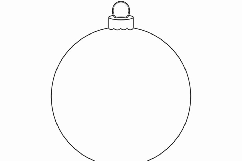 Free Christmas Ornament Template Printables U0026 Outlines Crazy Laura