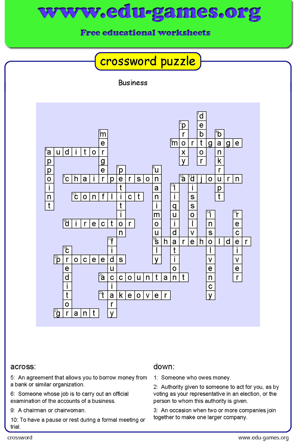create your own crossword puzzle template free