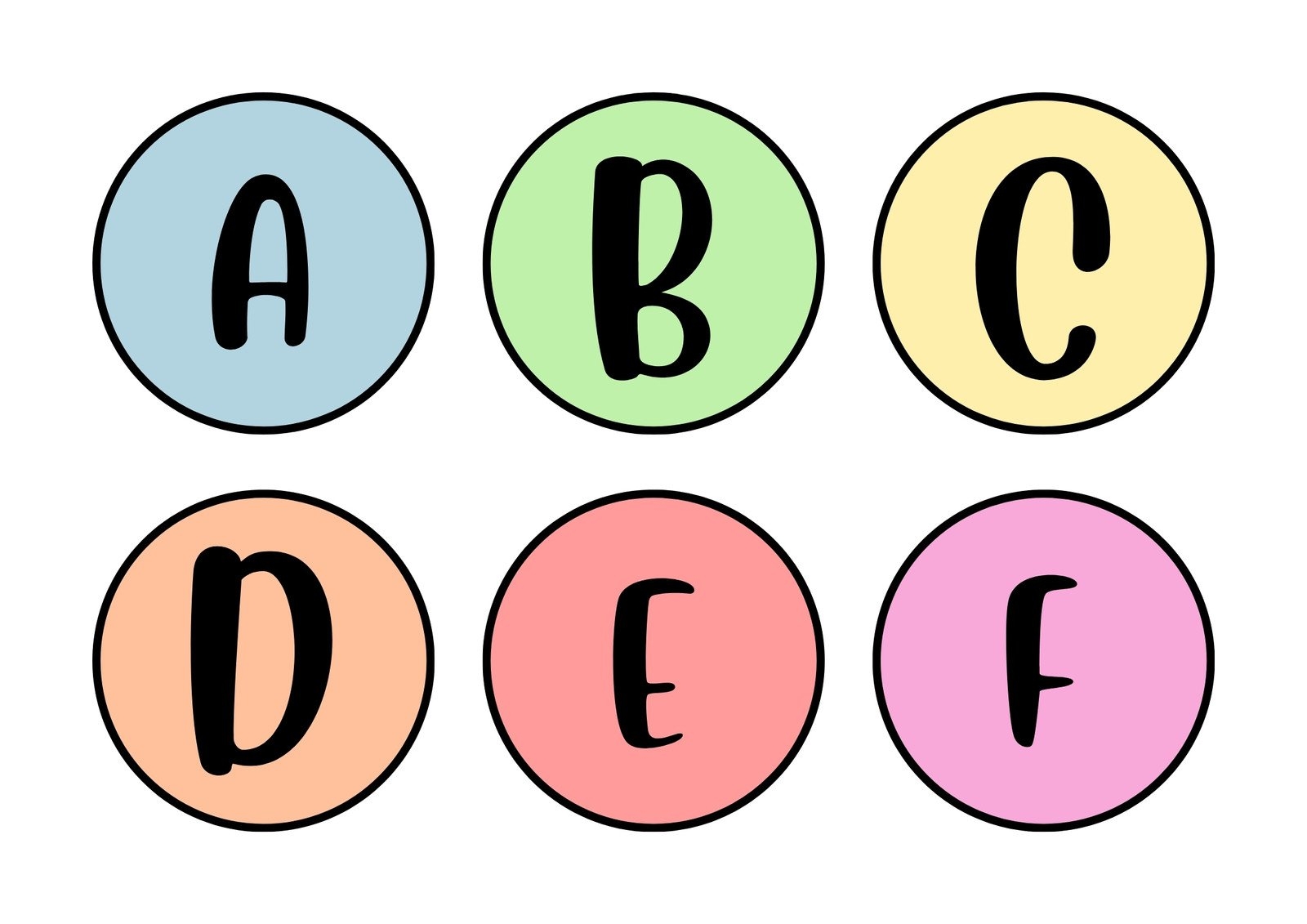 template letters alphabet free printable