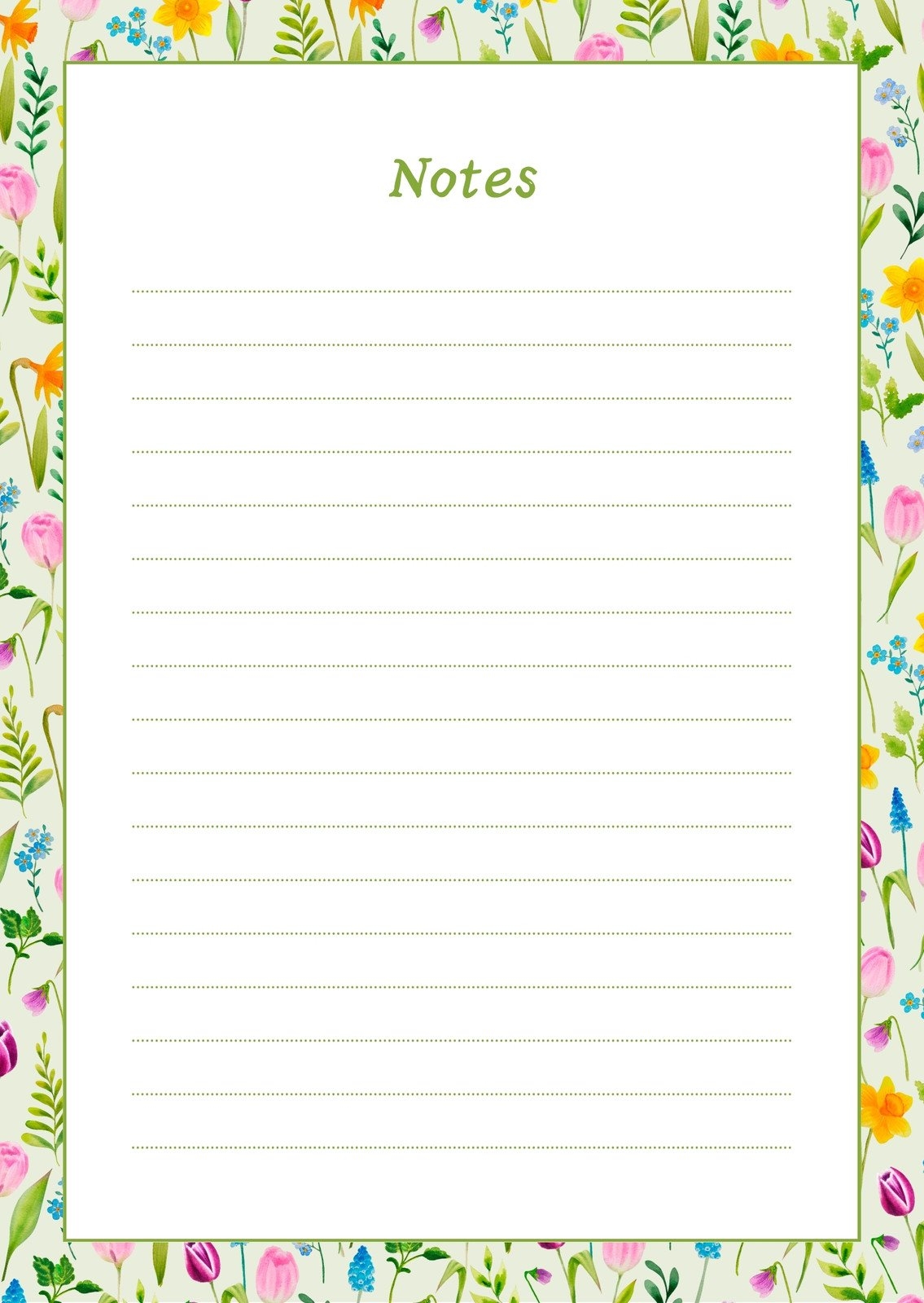 Free Customizable And Printable Notepad Templates Canva