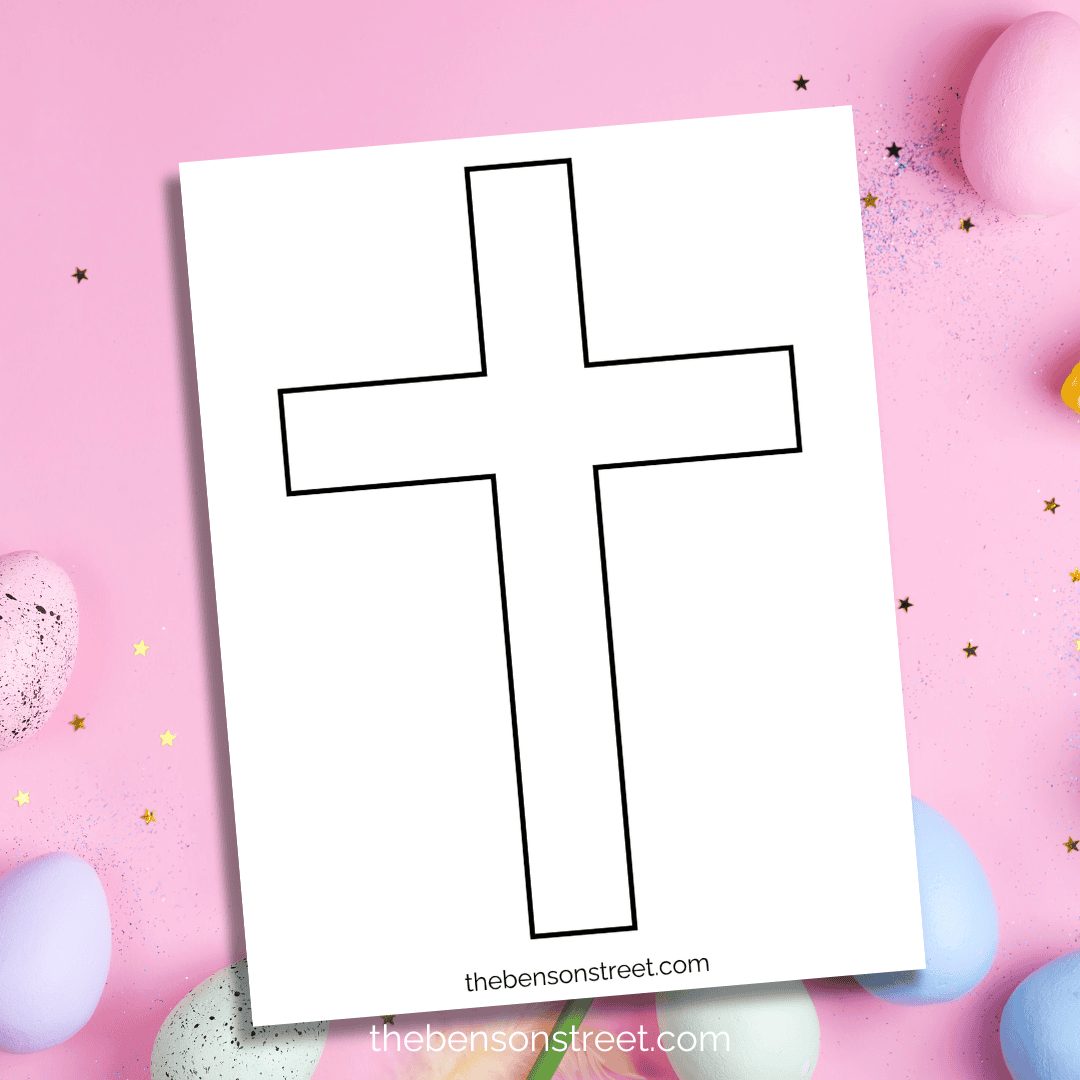 free cross template printable