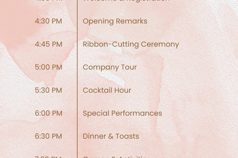 Free Editable And Printable Event Program Templates Canva