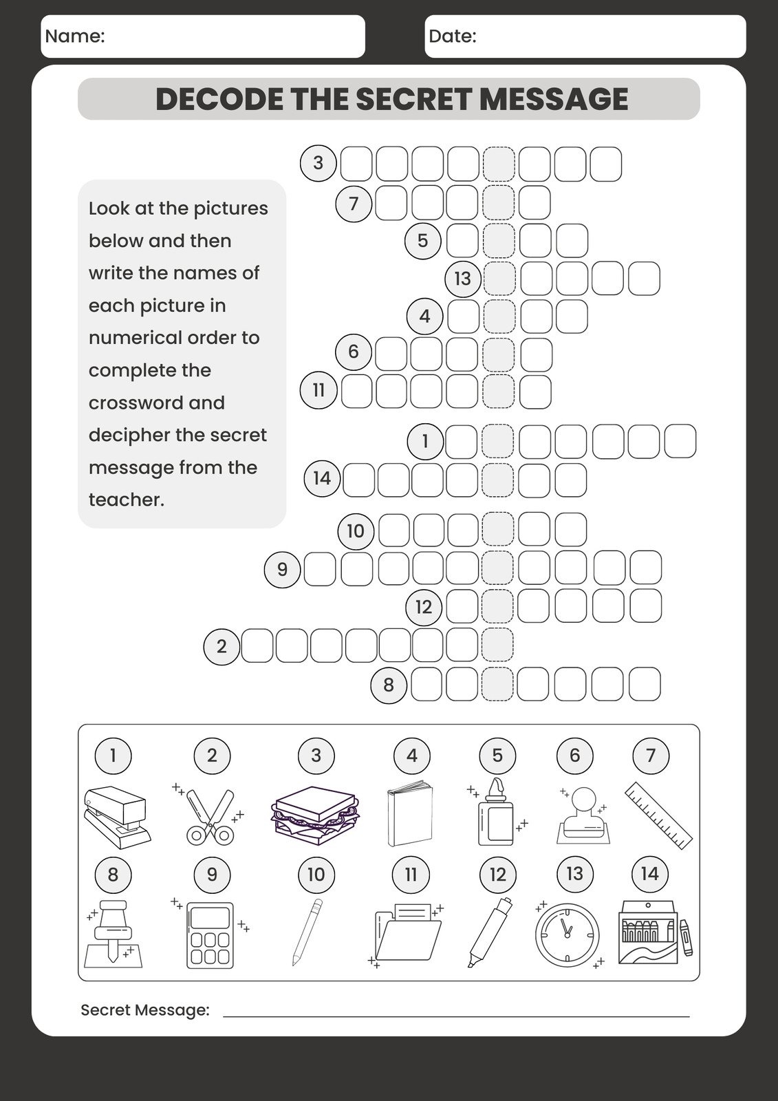 slider reveloution puzzle template