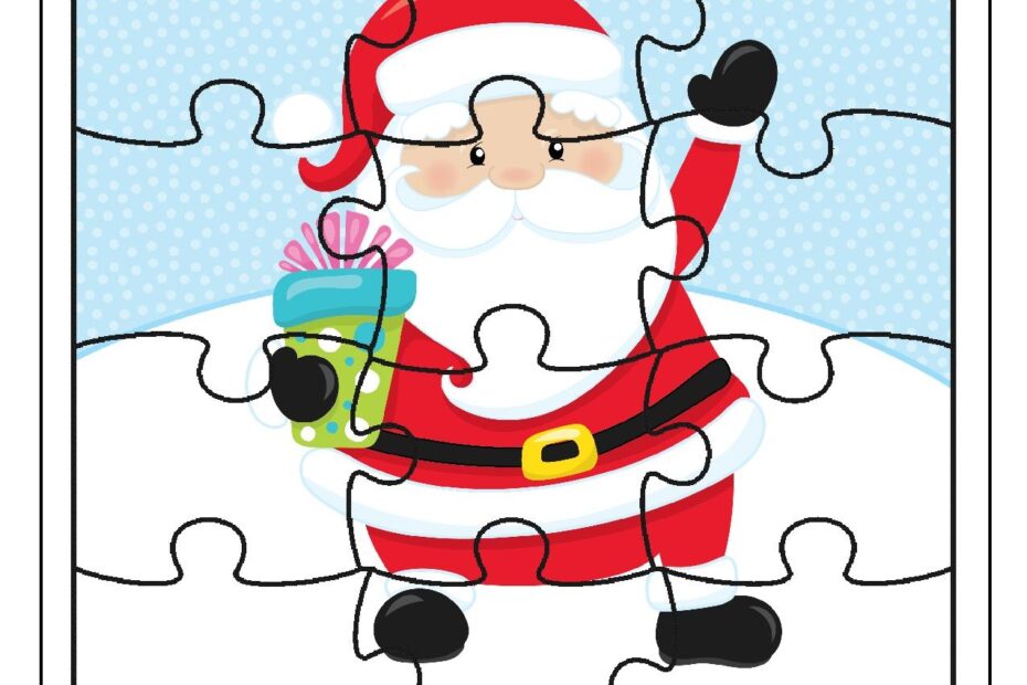 FREE Educational Printable Christmas Puzzle Pack Real And Quirky Worksheets Library
