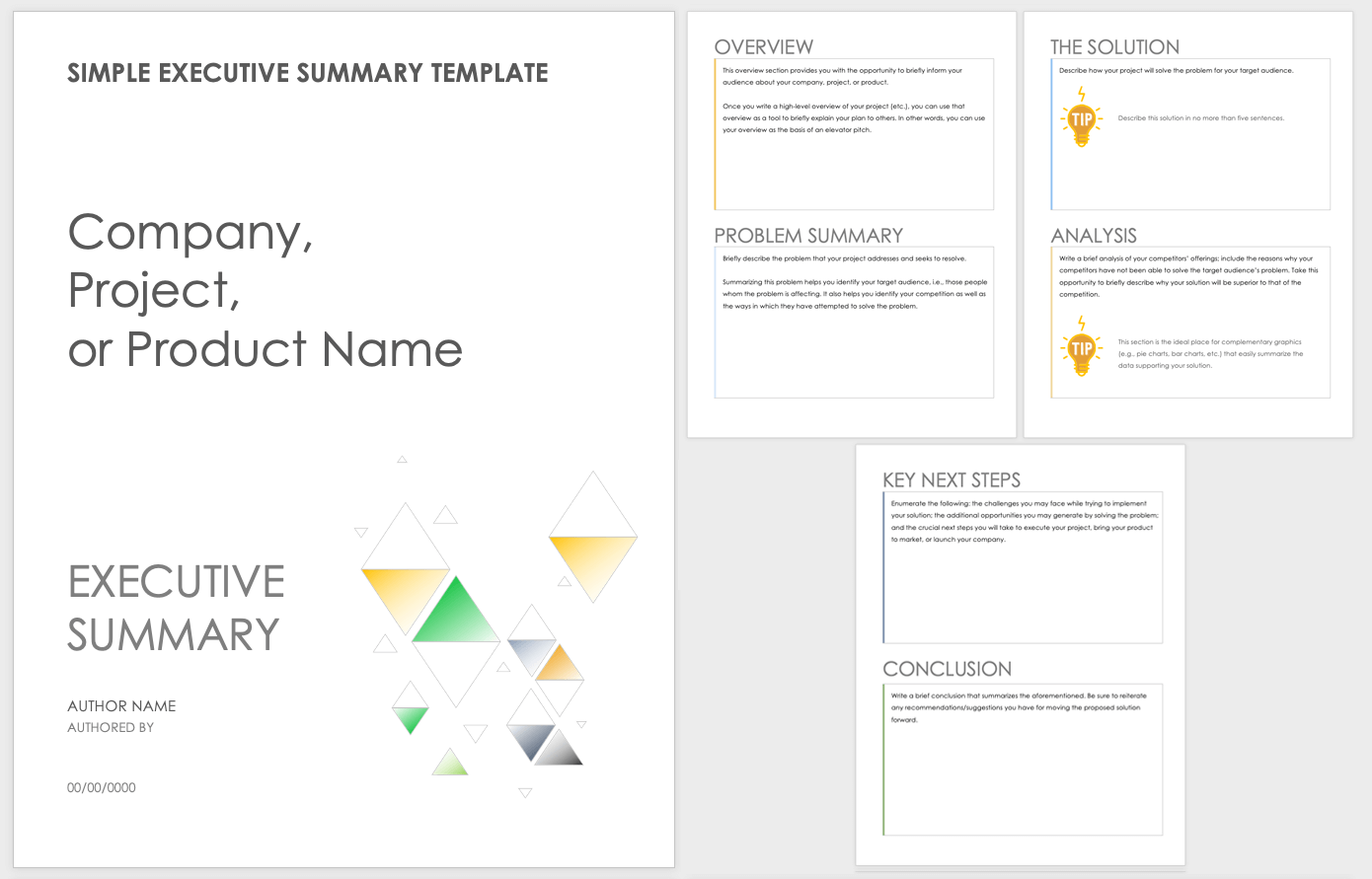 sample summary plan description templates