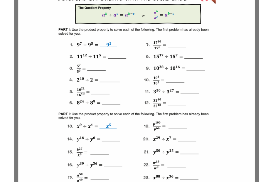 Free Exponent Rules Worksheets Printable With Answers Mashup Math