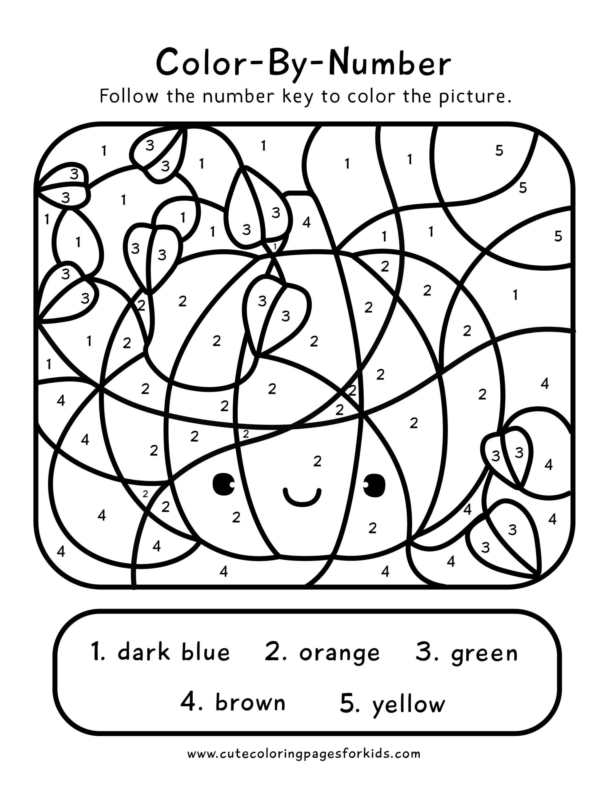Free Fall Color By Number Worksheet Download Free Fall Color By Number Worksheet Png Images Free Worksheets On Clipart Library