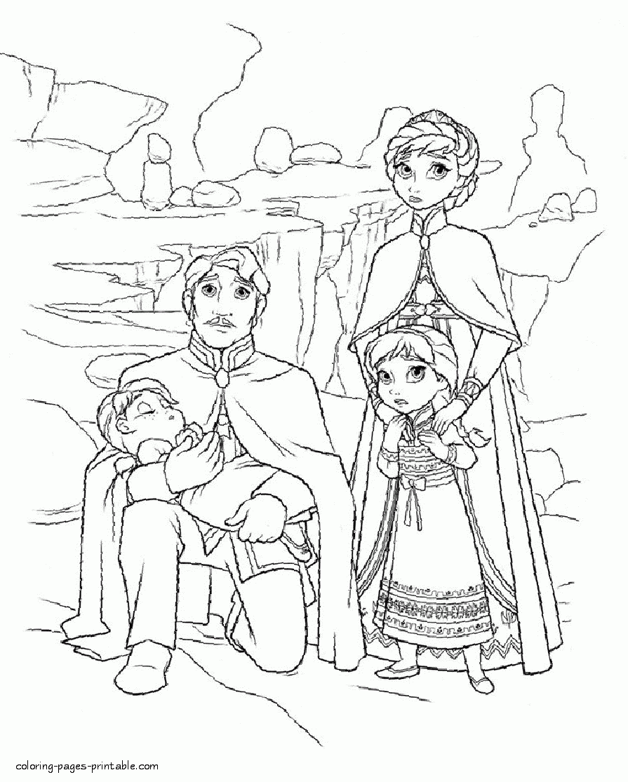 Free Frozen Coloring Book COLORING PAGES PRINTABLE COM