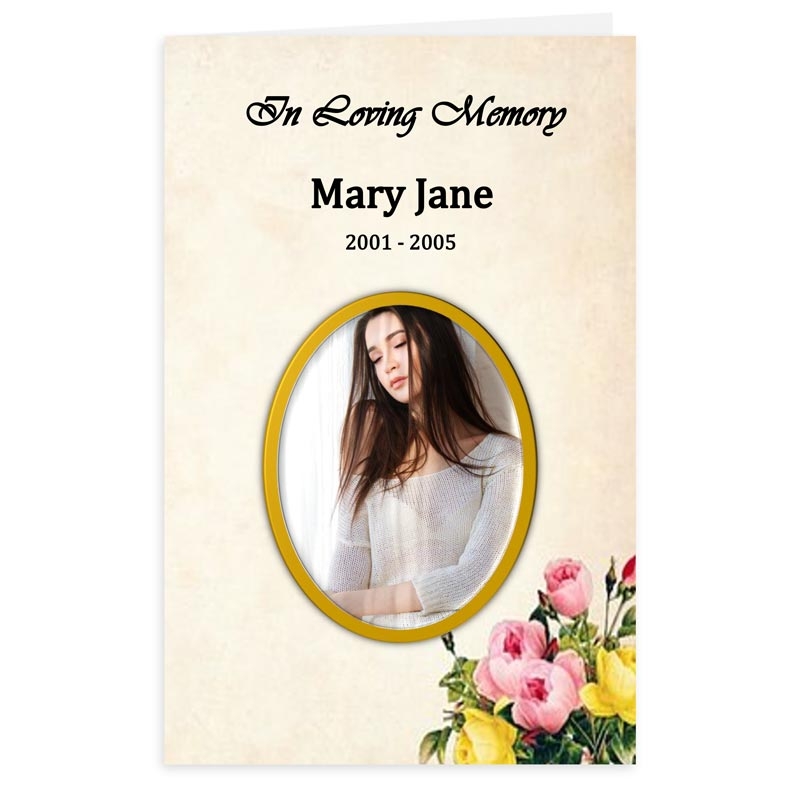 printable obituary templates