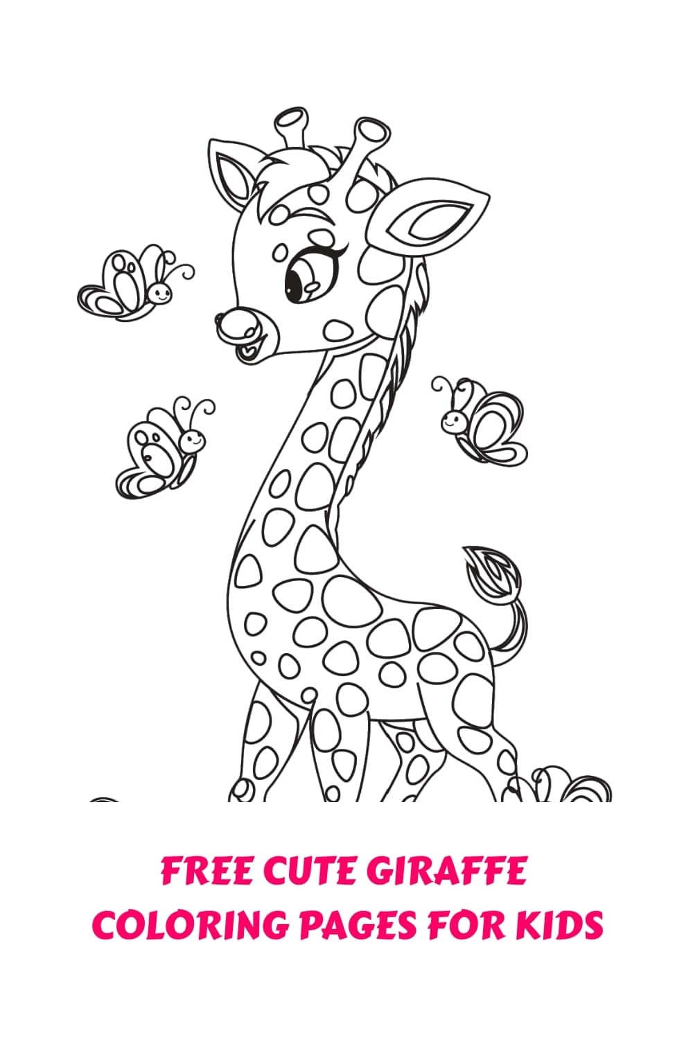 Free Giraffe Coloring Pages For Kids And Adults Ashley Yeo