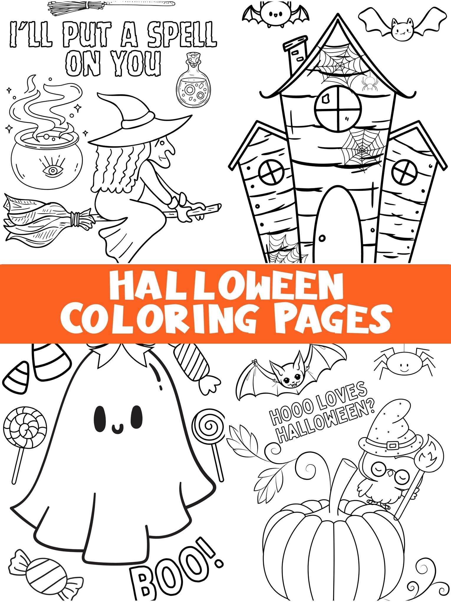 halloween coloring pages free printables