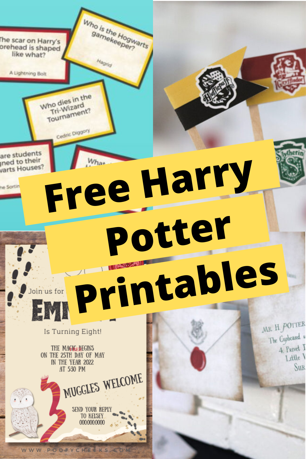 harry potter printables