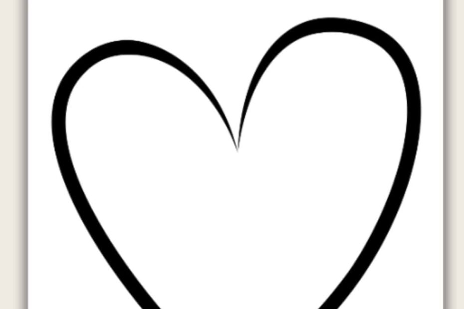 Free Heart Printable Templates For Coloring And Stencils Love
