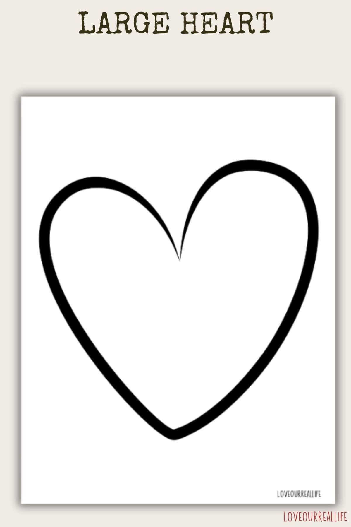 Free Heart Printable Templates For Coloring And Stencils Love 