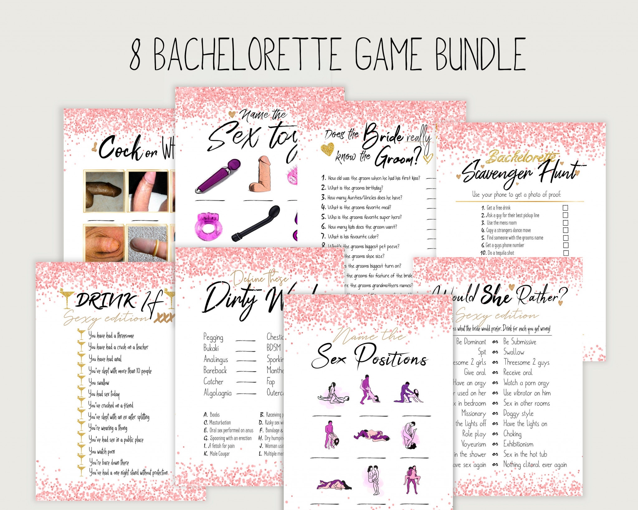 printable bachelorette party games