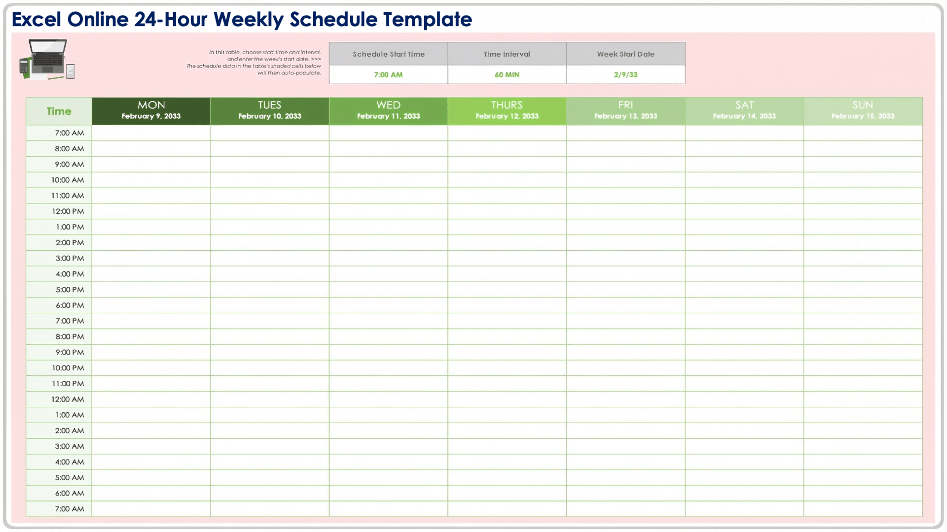 Free Hourly Schedule Templates All Formats Editable U0026 Printable