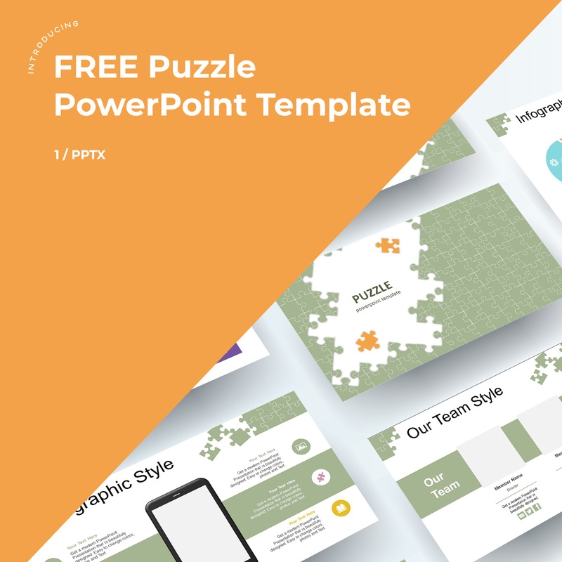free jigsaw puzzle powerpoint template
