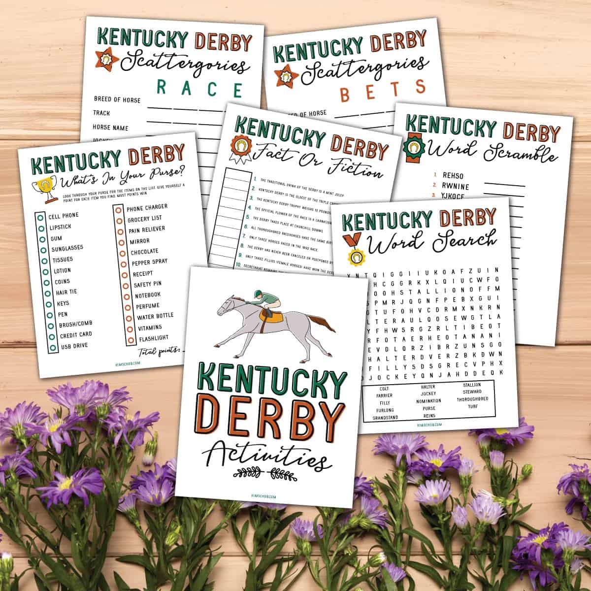 kentucky derby horses 2024 printable