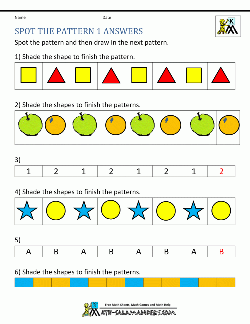 printable math kindergarten worksheets