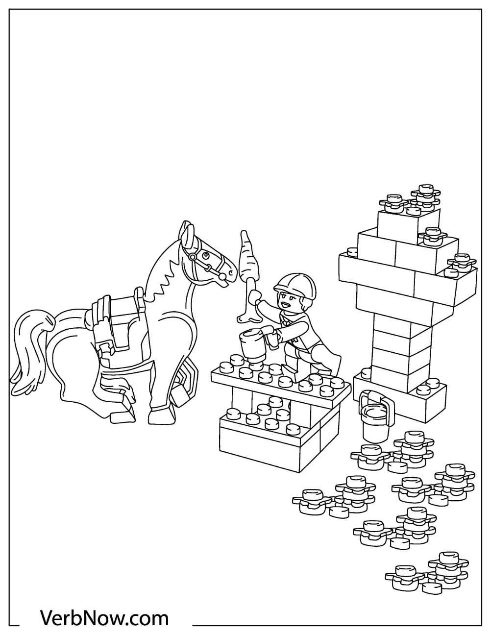 lego coloring book printable