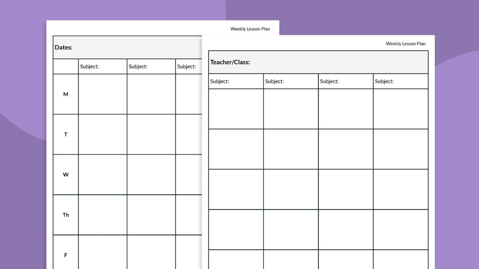 free unit plan templates for teachers