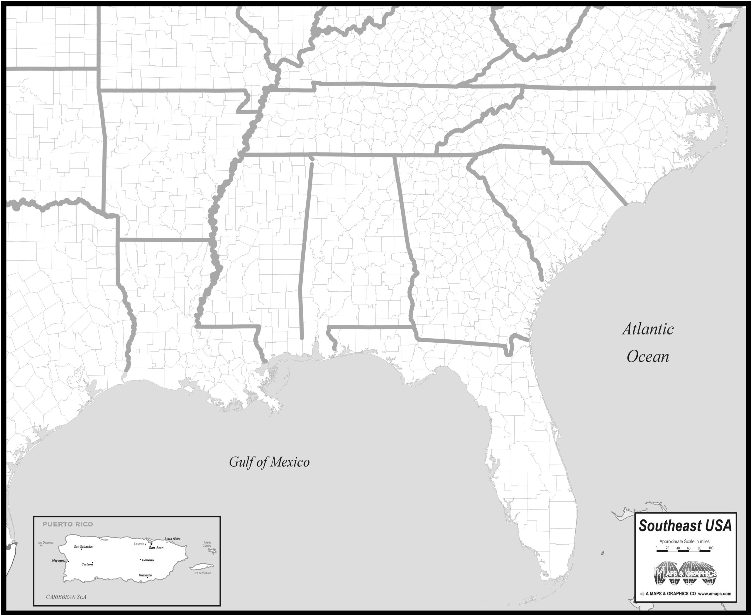 blank printable map of united states