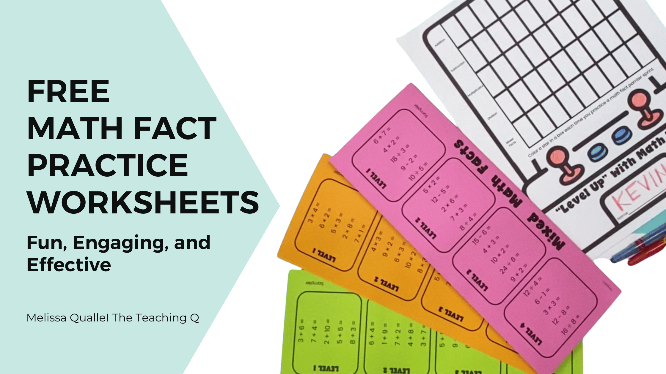Free Math Fact Practice Worksheets Fun Engaging And Effective The Teaching Q