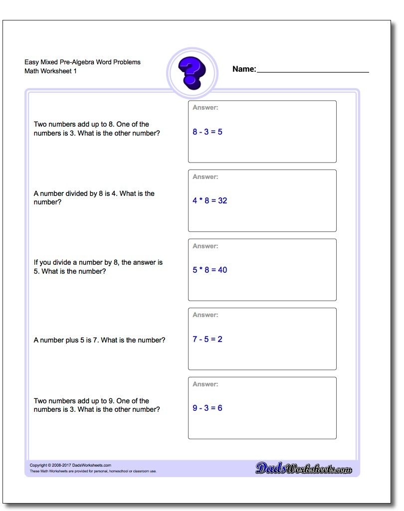 dads worksheets