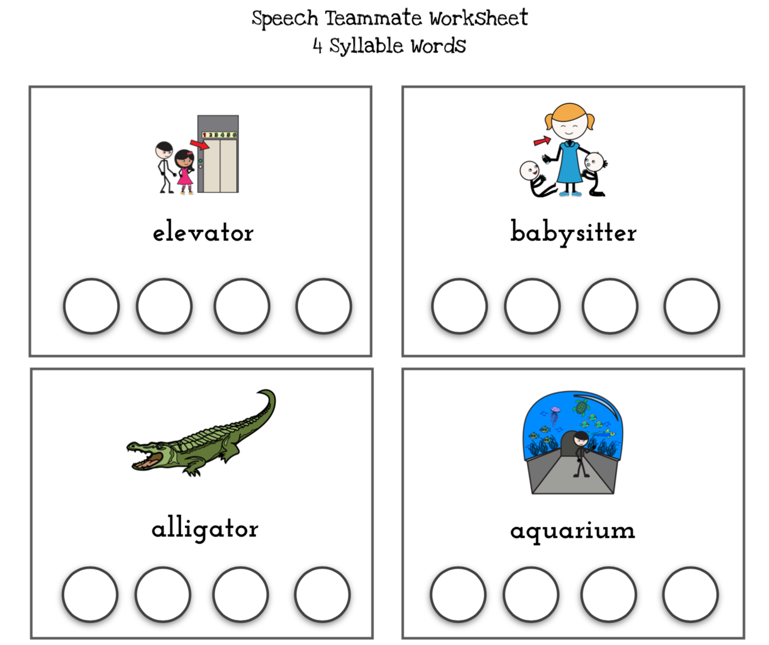 4th grade syllable worksheets pdf