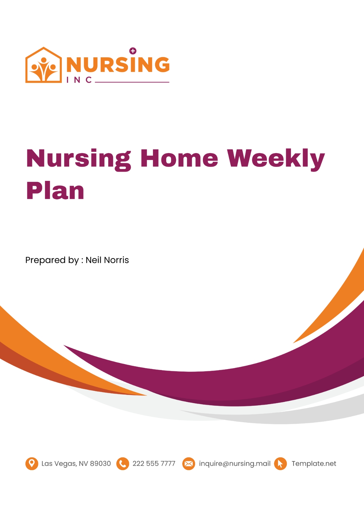 nursing home care plan meeting template