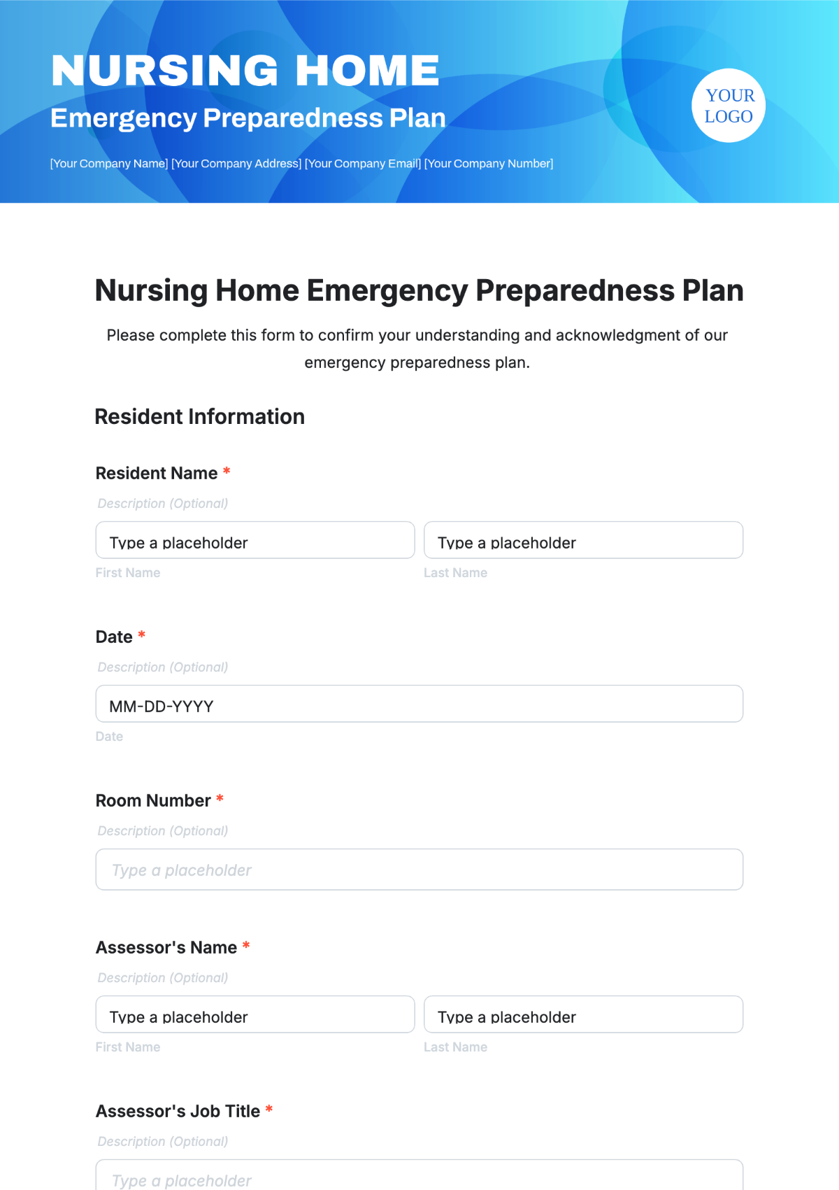 Free Nursing Home Care Plan Meeting Minute Template To Edit Online
