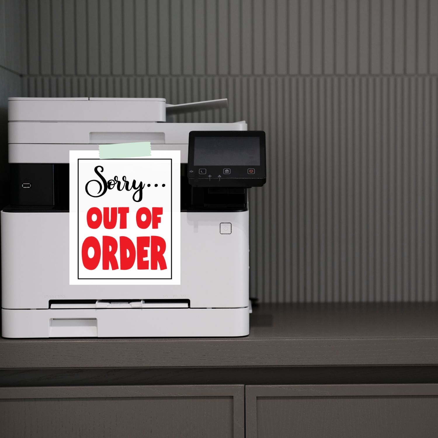 out of order printable sign