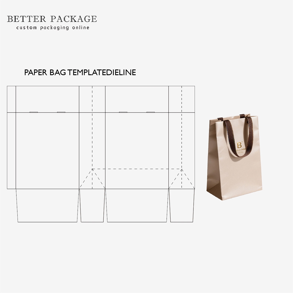 Free Paper Bag Template For Custom Packaging Sizes U0026 Real Design Examples Better Package