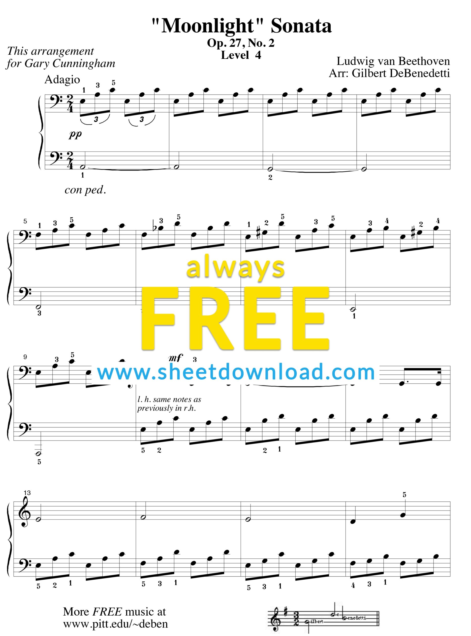 Free Piano Sheet Music To Download And Print High Quality PDFs Worksheets Library