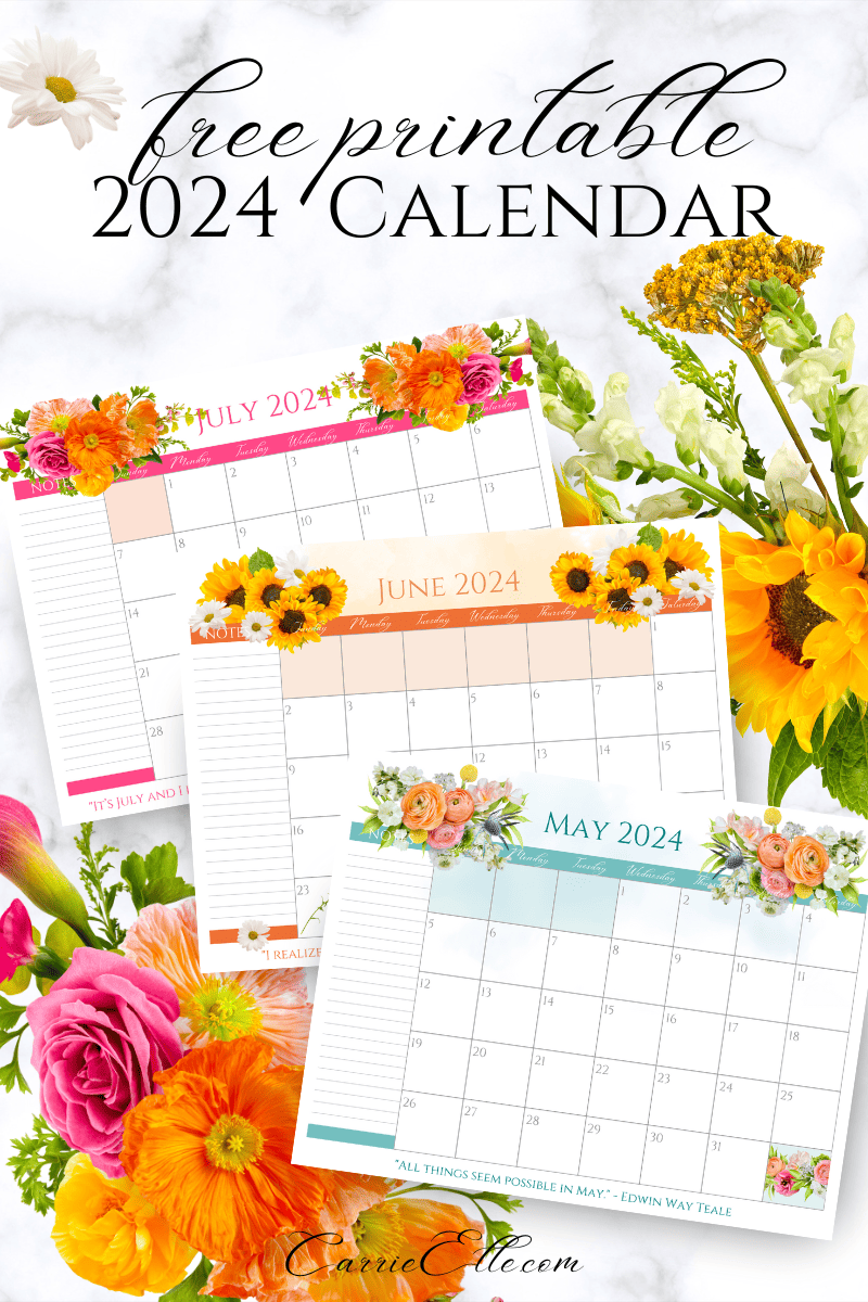 printable 2024 calendars